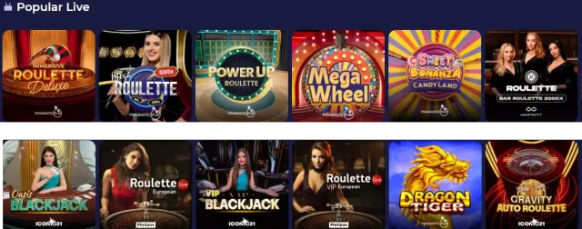 Spinorhino live casino