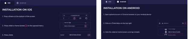 Spinorhino Casino stap voor stap Aanwijzingen voor het inloggen